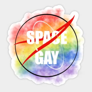 Space Gay Sticker